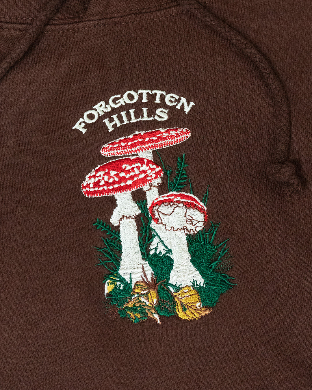 A/W24 Embroidered 'Forgotten Hills' Pullover [chocolate]