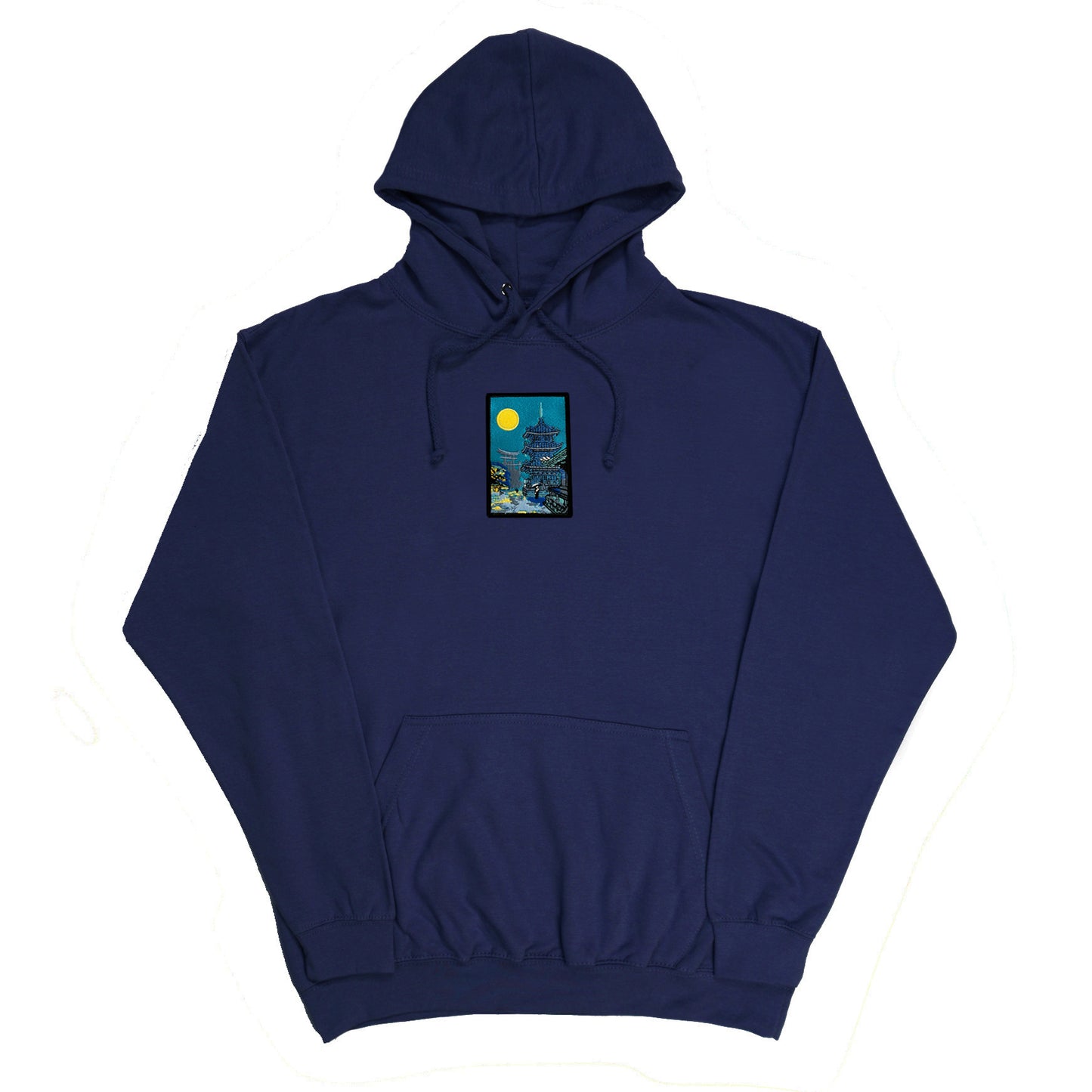 A/W22 Embroidered 'Moonlight Temple' Pullover {ink}