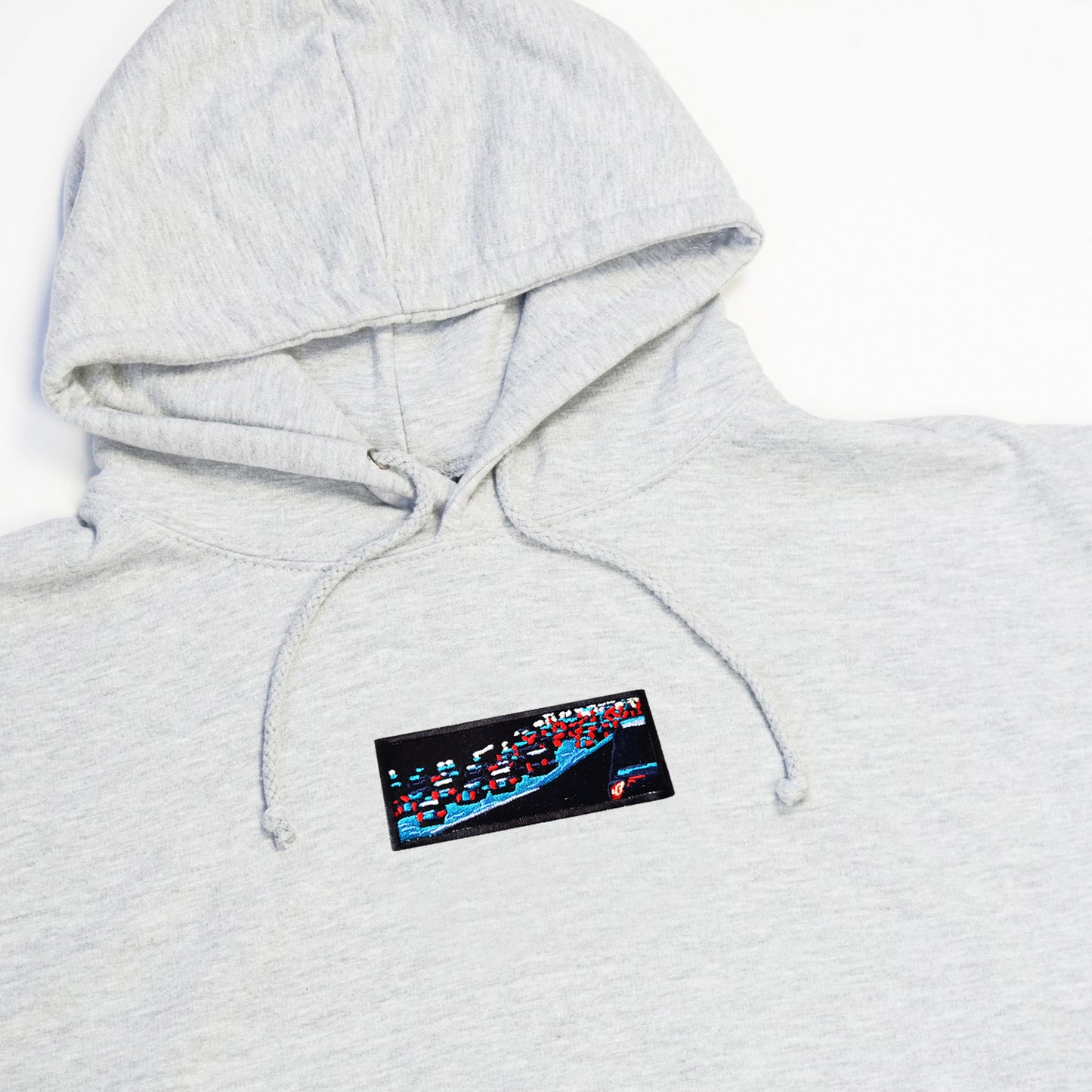 A/W23 Embroidered 'Night Traffic' Pullover {heather}