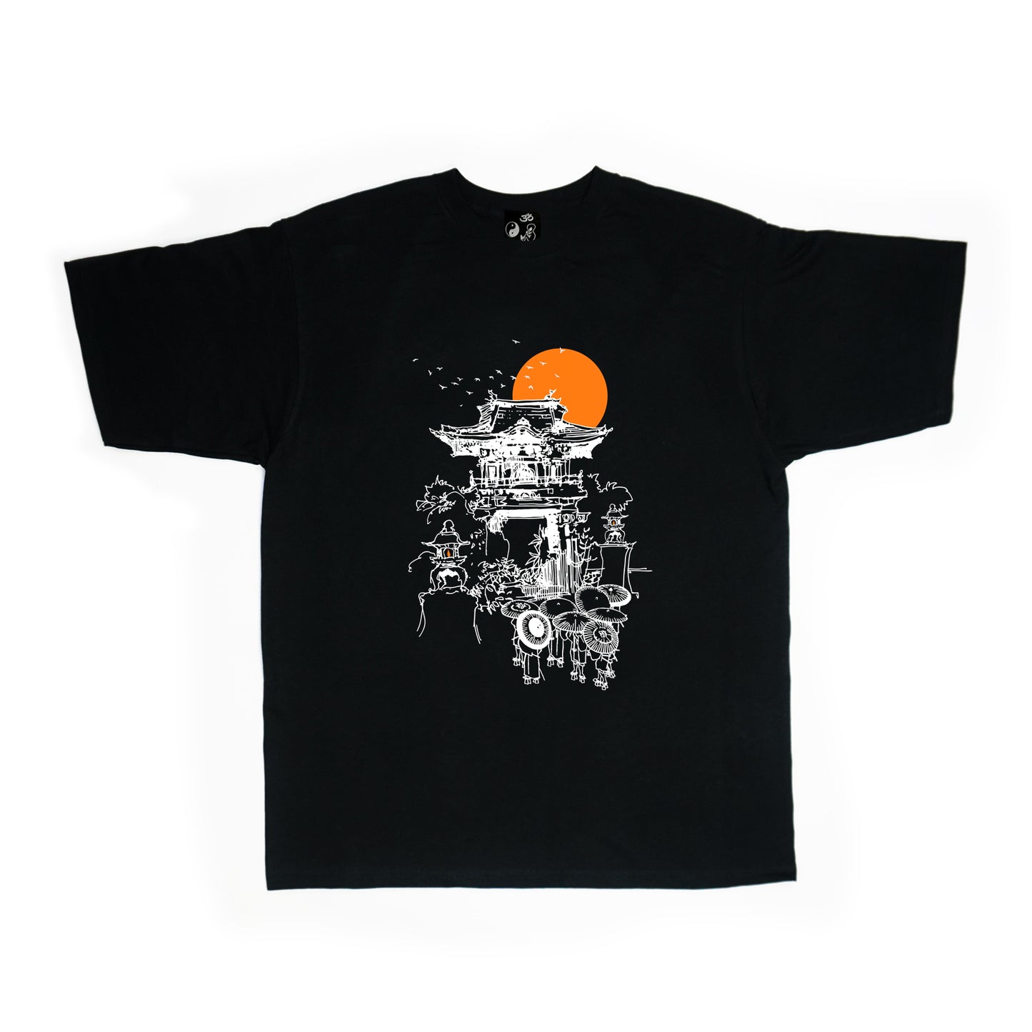 A/W22 'Sunset Temple' T-Shirt {black}