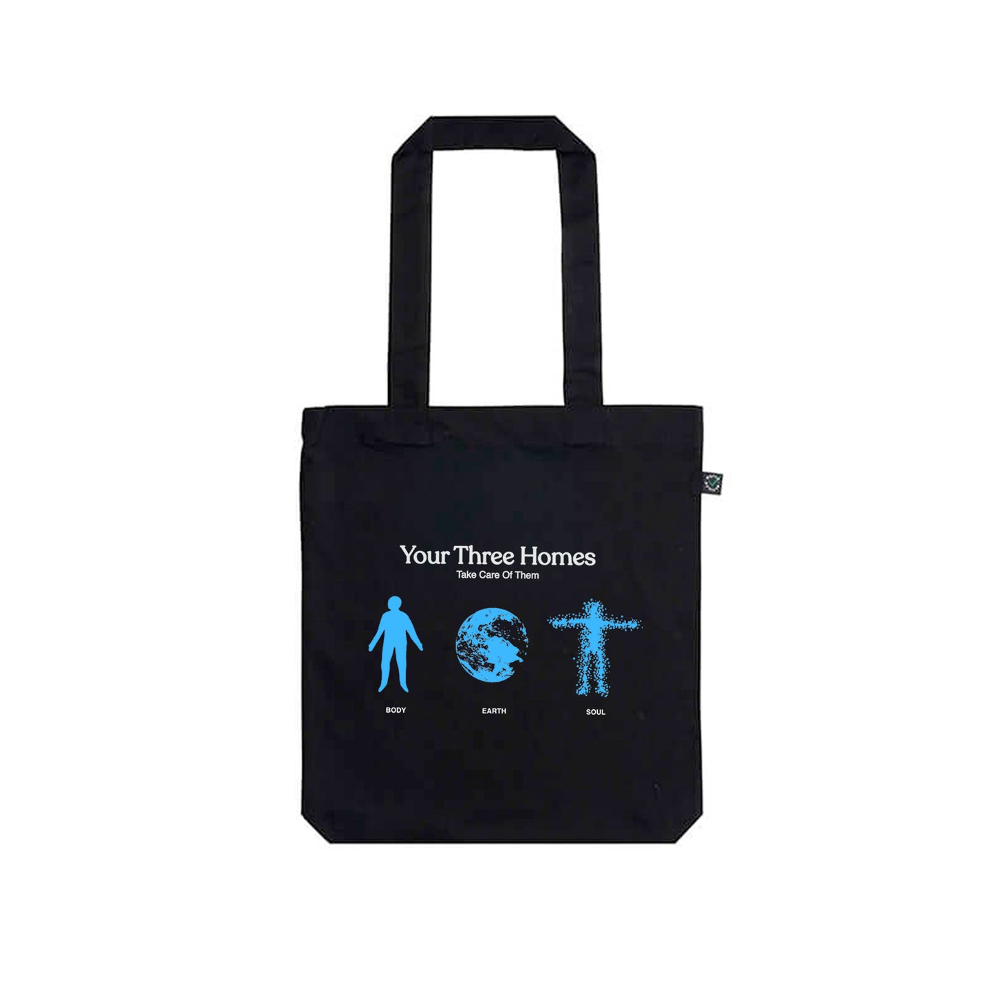 'Your Three Homes' Tote Bag {black}