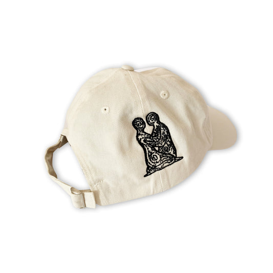 'Lucid Body' Embroidered 6 panel Cap {natural}