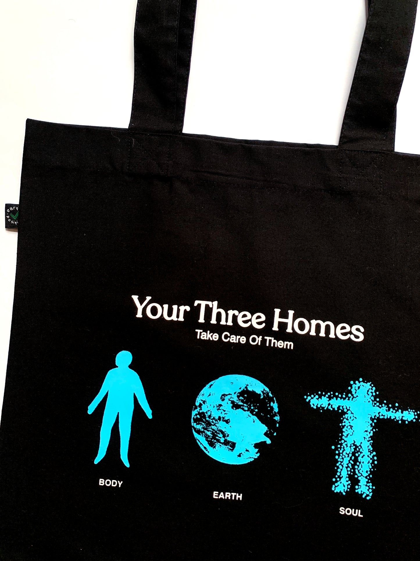 'Your Three Homes' Tote Bag {black}