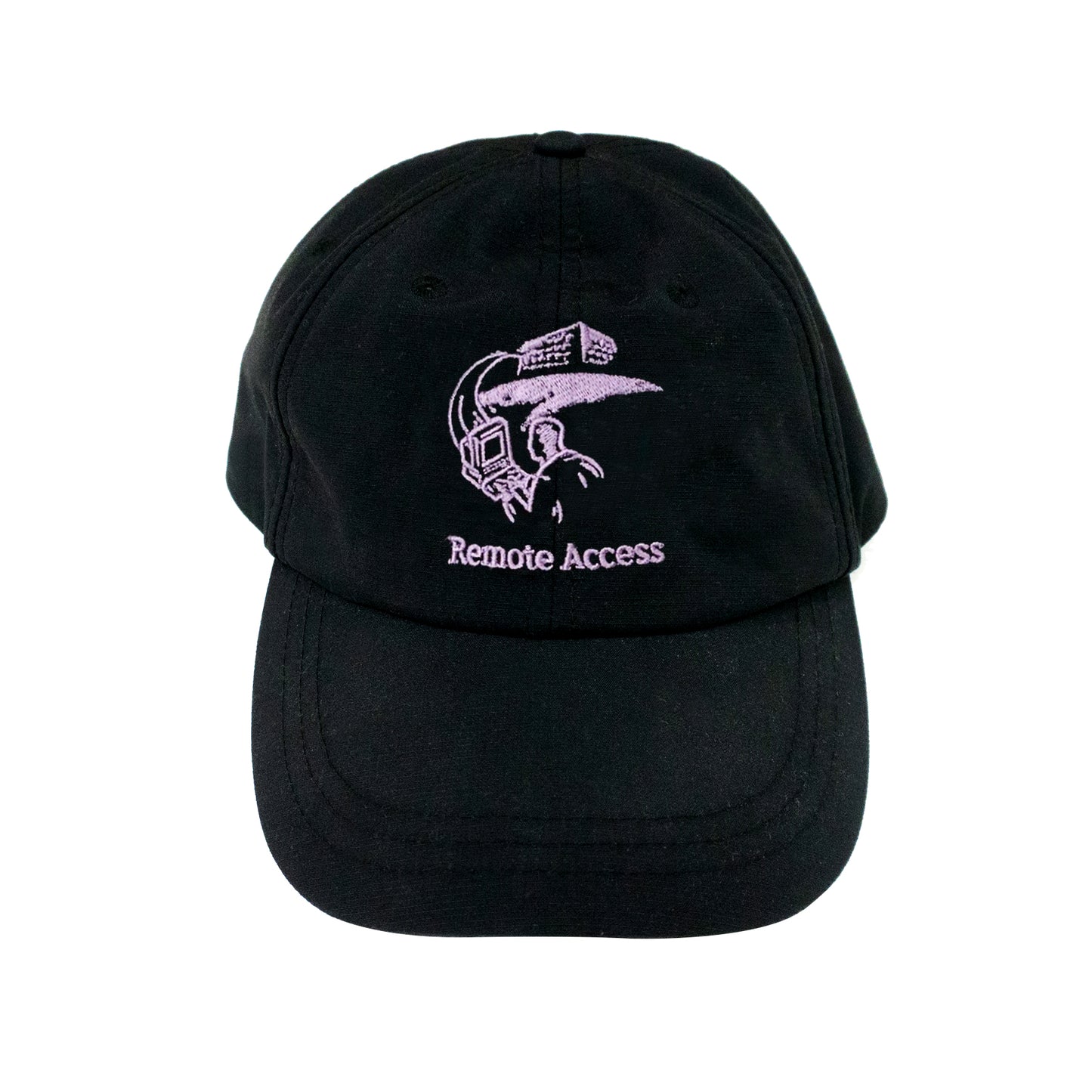 S/S23 Embroidered 'Remote Access' Cap [black]