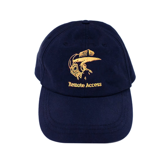 S/S23 Embroidered 'Remote Access' Cap [navy]