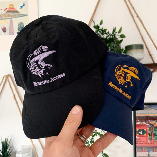 S/S23 Embroidered 'Remote Access' Cap [navy]