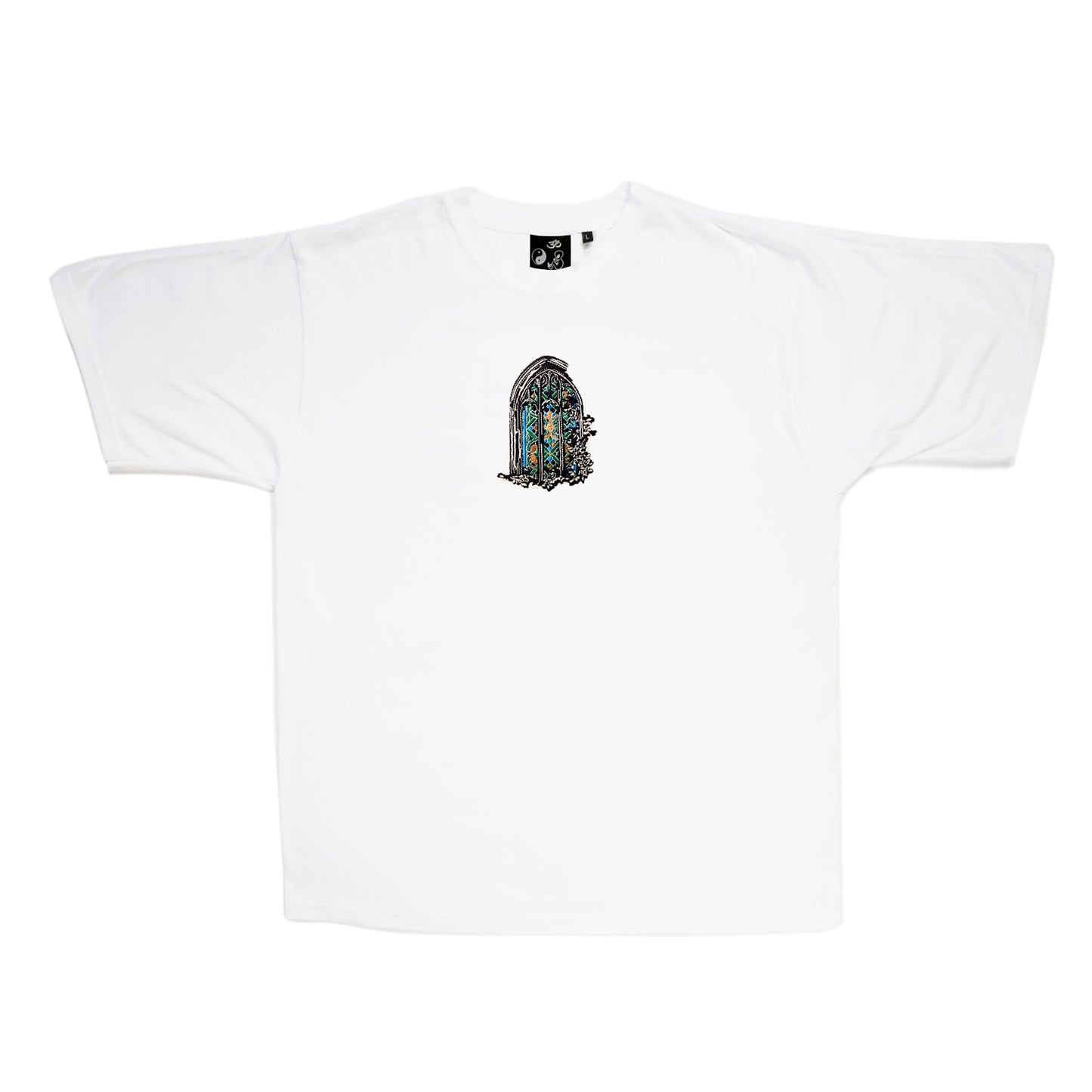 S/S23 Embroidered 'Midnight Forest' T-Shirt [white]