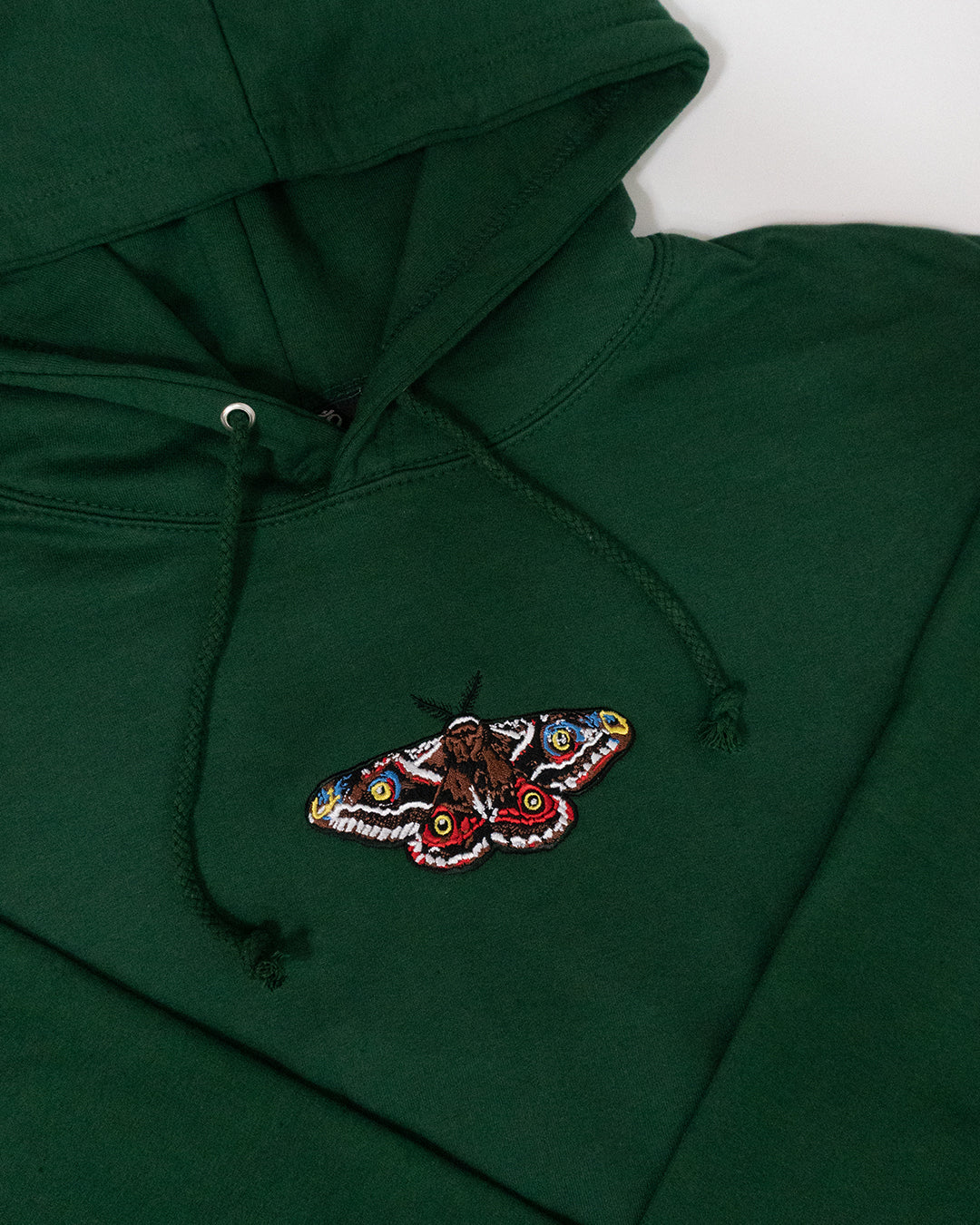 A/W24 Embroidered 'Moth' Pullover [forest]