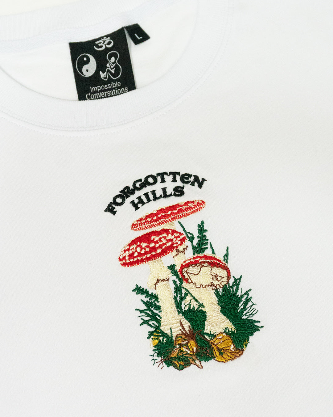 A/W24 Embroidered 'Forgotten Hills' T-Shirt [white]