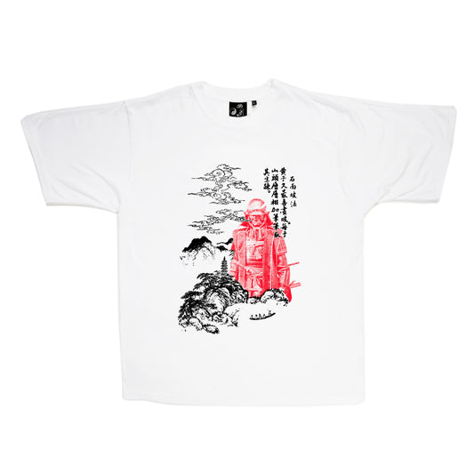 A/W22 'The Red Samurai' T-Shirt {white}