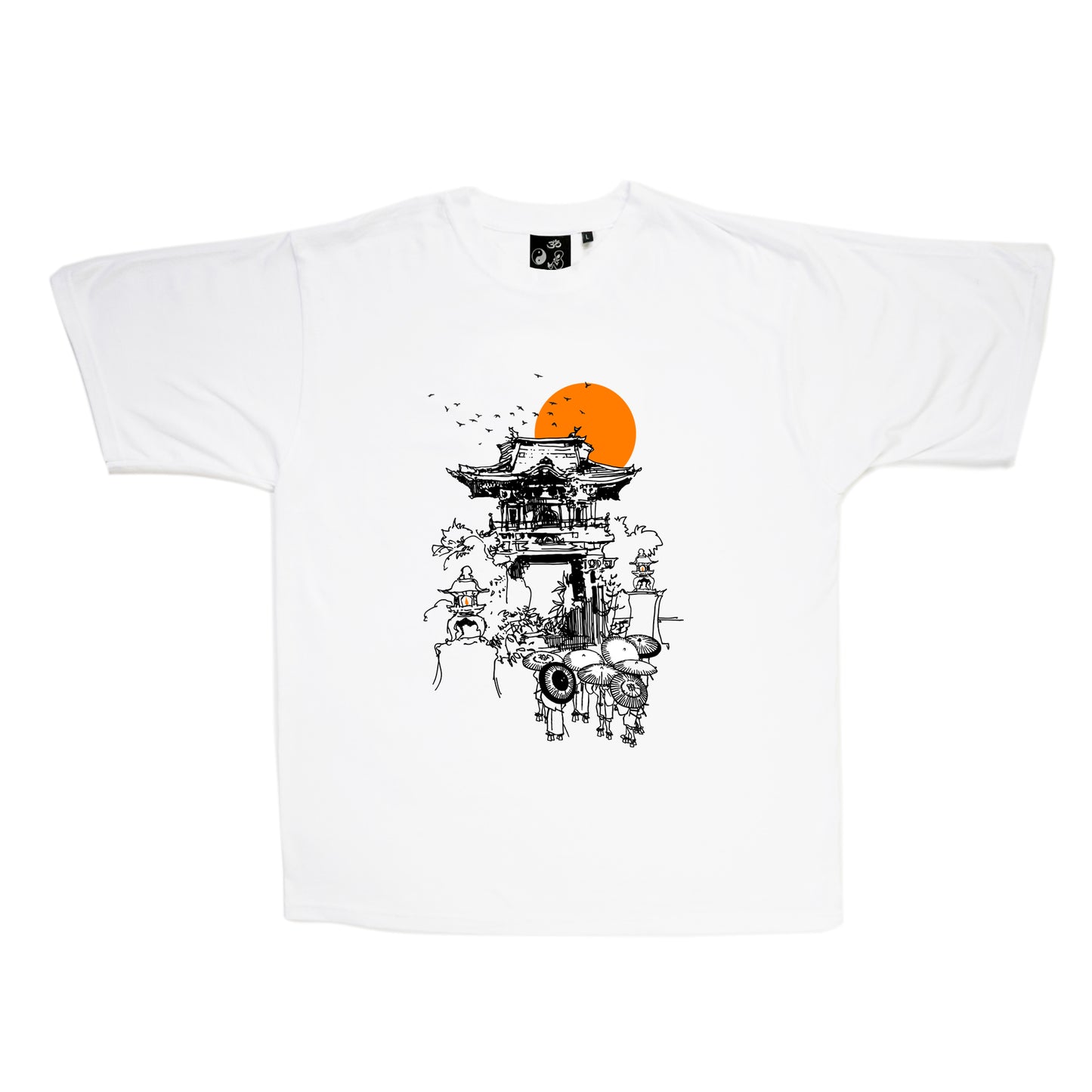 A/W22 'Sunset Temple' T-Shirt {white}