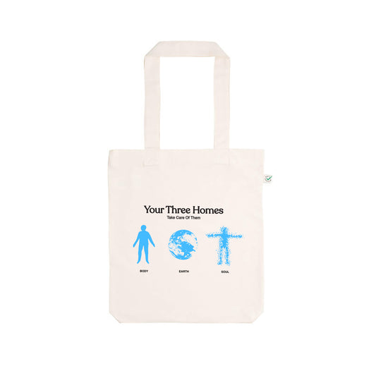 'Your Three Homes' Tote Bag {natural}