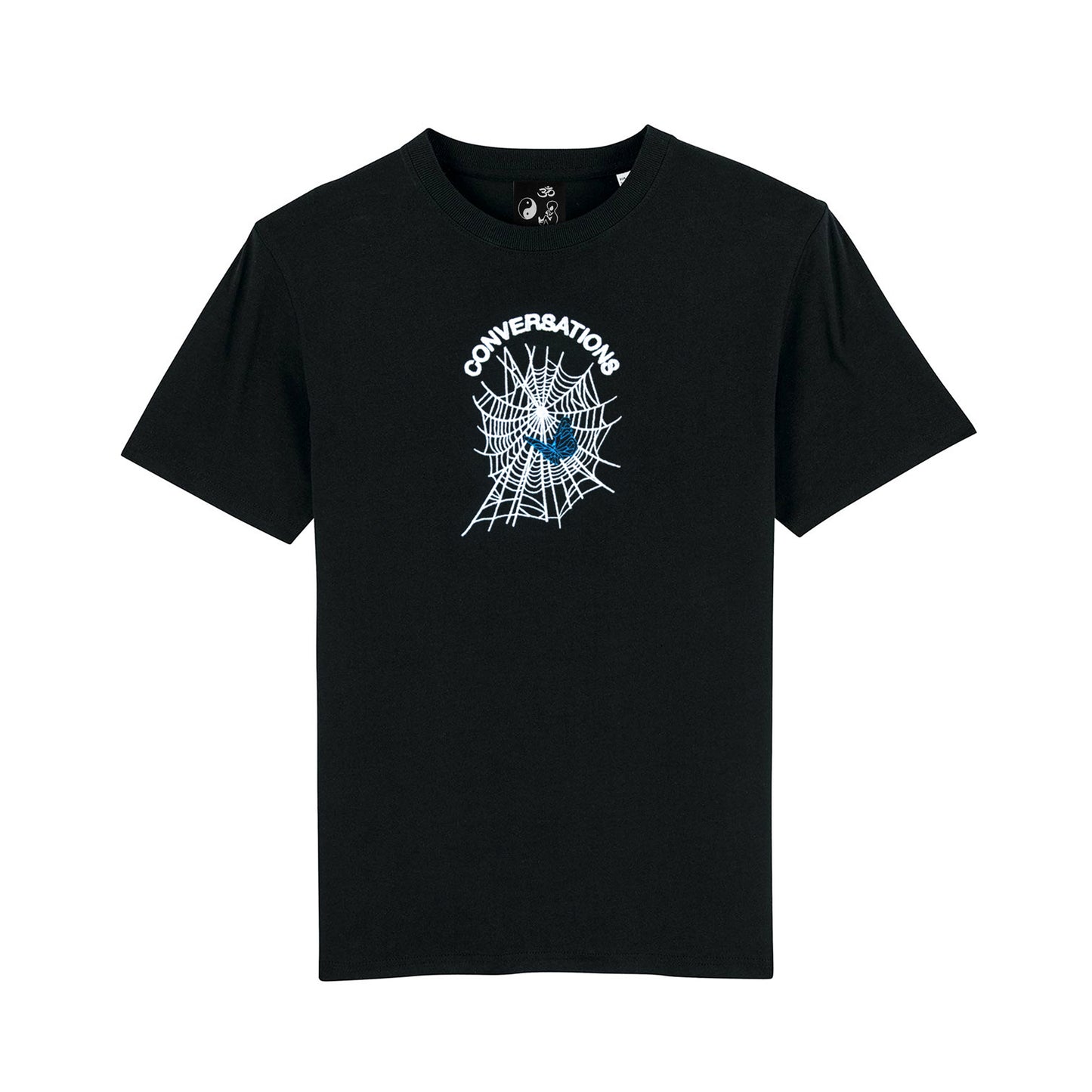 S/S23 Embroidered 'Trapped' T-Shirt {black}