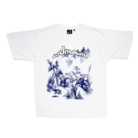 A/W22 'The Unknown Mountains' T-Shirt {white}