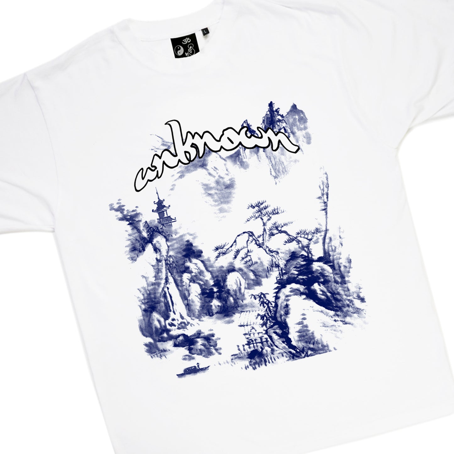 A/W22 'The Unknown Mountains' T-Shirt {white}